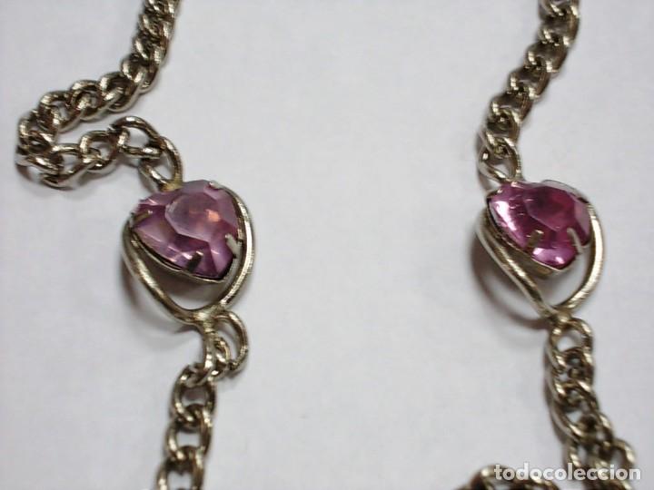 Joyeria: Collar acero con decoracion de corazon con pedreria - Foto 4