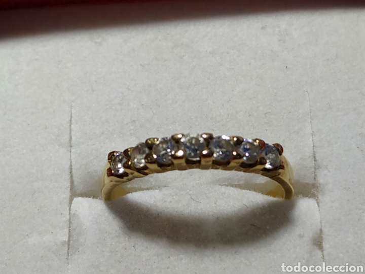 Joyeria: Sortija anillo oro 18 k. Con circonitas - Foto 1