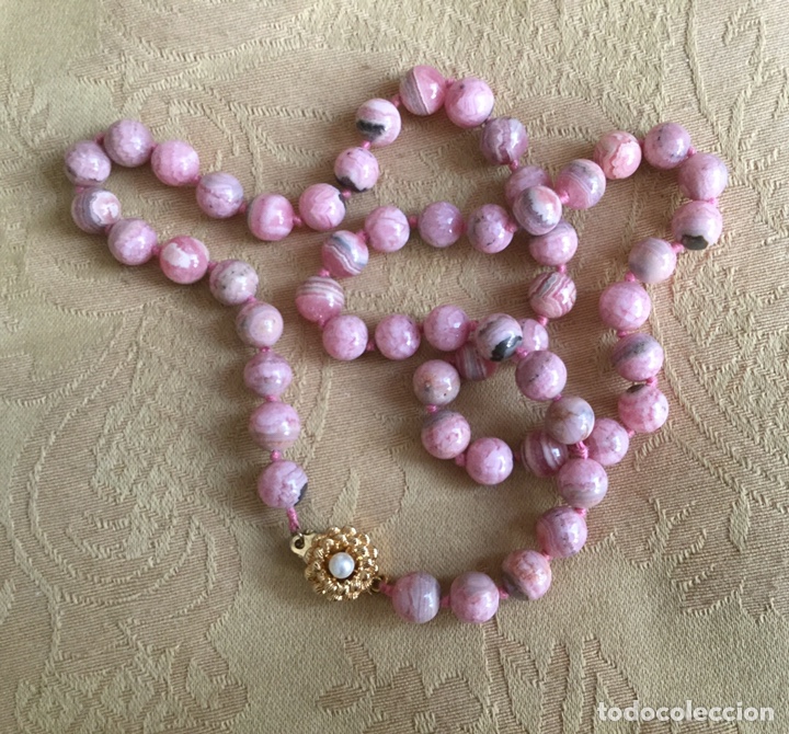 Joyeria: COLLAR VINTAGE JASPE ROSA - Foto 3