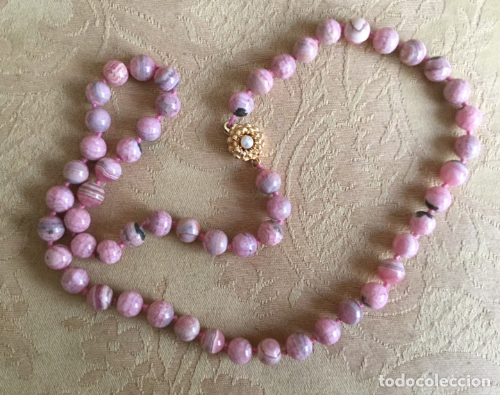 Joyeria: COLLAR VINTAGE JASPE ROSA - Foto 6