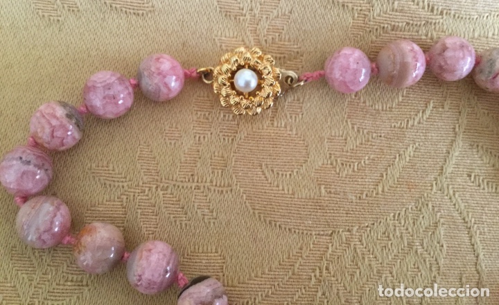 Joyeria: COLLAR VINTAGE JASPE ROSA - Foto 5