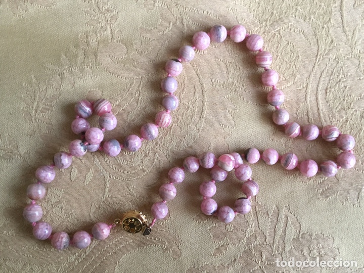 Joyeria: COLLAR VINTAGE JASPE ROSA - Foto 7