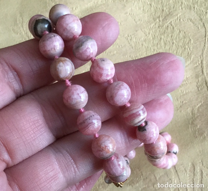 Joyeria: COLLAR VINTAGE JASPE ROSA - Foto 10