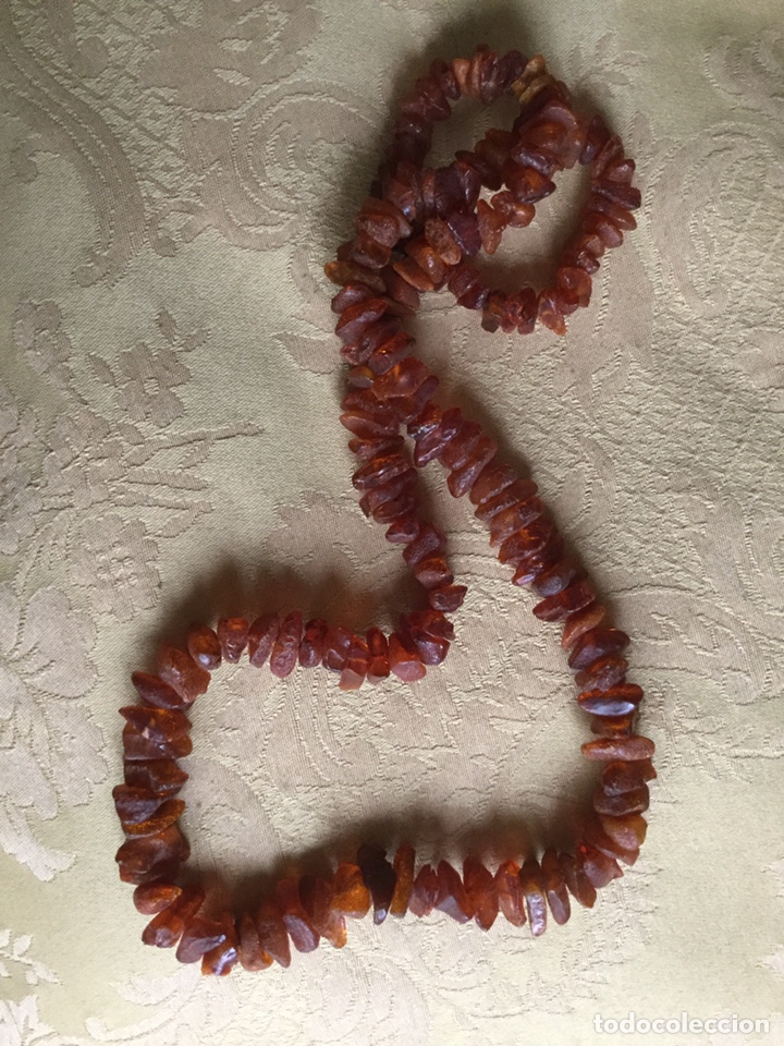 Joyeria: CURIOSO COLLAR DE &Aacute;MBAR EN BRUTO SIN PULIR - Foto 4