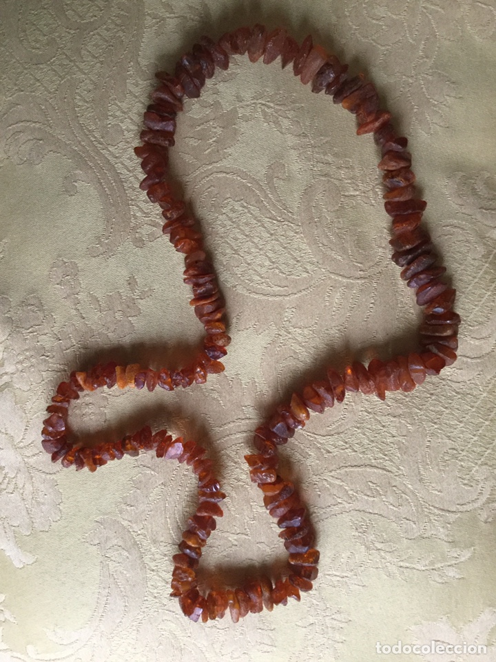 Joyeria: CURIOSO COLLAR DE &Aacute;MBAR EN BRUTO SIN PULIR - Foto 3