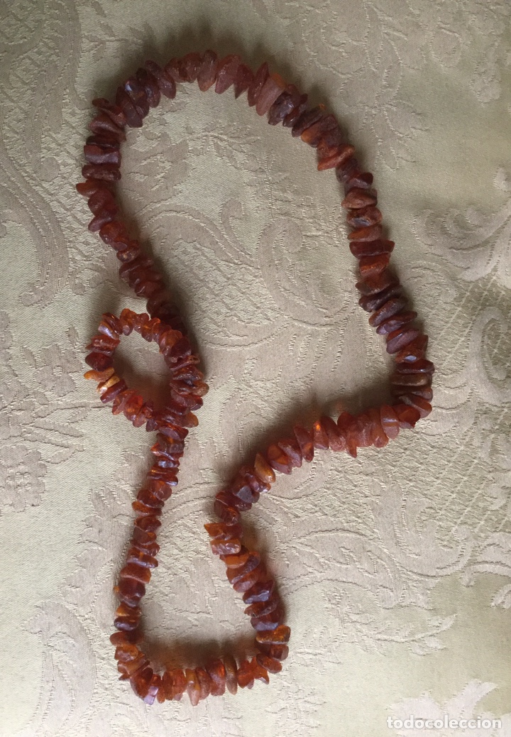 Joyeria: CURIOSO COLLAR DE &Aacute;MBAR EN BRUTO SIN PULIR - Foto 5