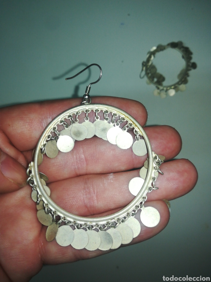 Joyeria: Antiguos pendientes met&aacute;licos - Foto 4