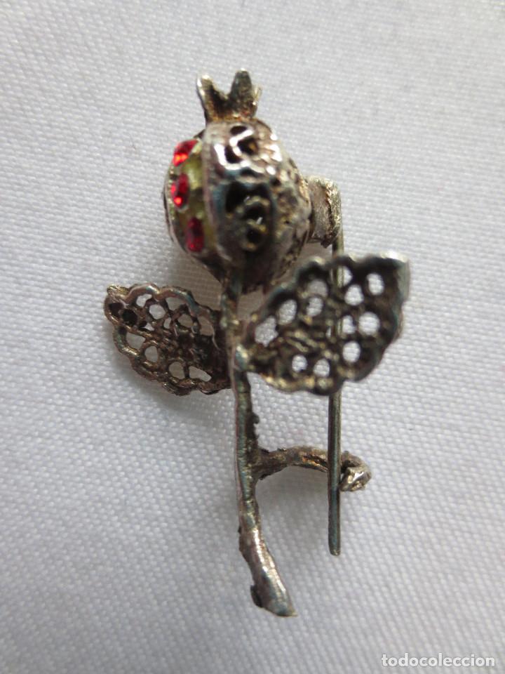 Joyeria: BROCHES - GRANADA EN FILIGRANA DE PLATA Y PEZ DE PLATA - Foto 6