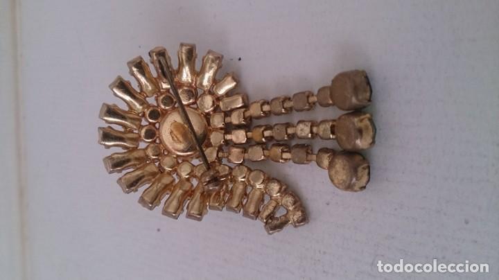 Joyeria: Broche dorado y cristal - Foto 4