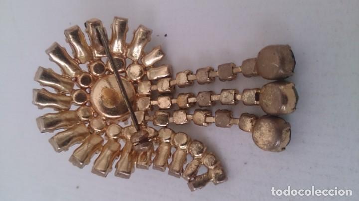Joyeria: Broche dorado y cristal - Foto 5