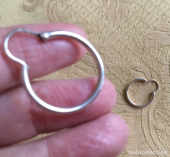 Joyeria: PENDIENTES DE ARO DE PLATA DE LEY - Foto 3