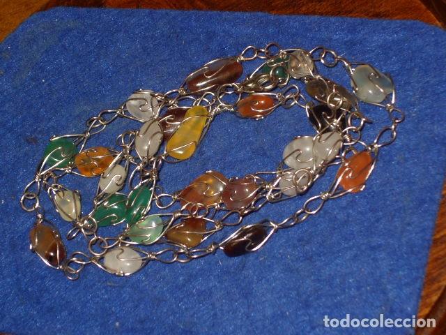 Joyeria: COLLAR LARGO DE CUARZO VARIADO.VINTAGE. - Foto 4