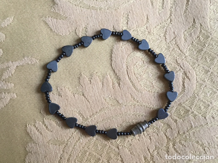 Joyeria: PULSERA VINTAGE DE HEMATITES CON FORMA DE CORAZONES - Foto 1
