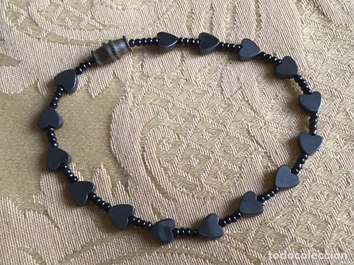 Joyeria: PULSERA VINTAGE DE HEMATITES CON FORMA DE CORAZONES - Foto 5