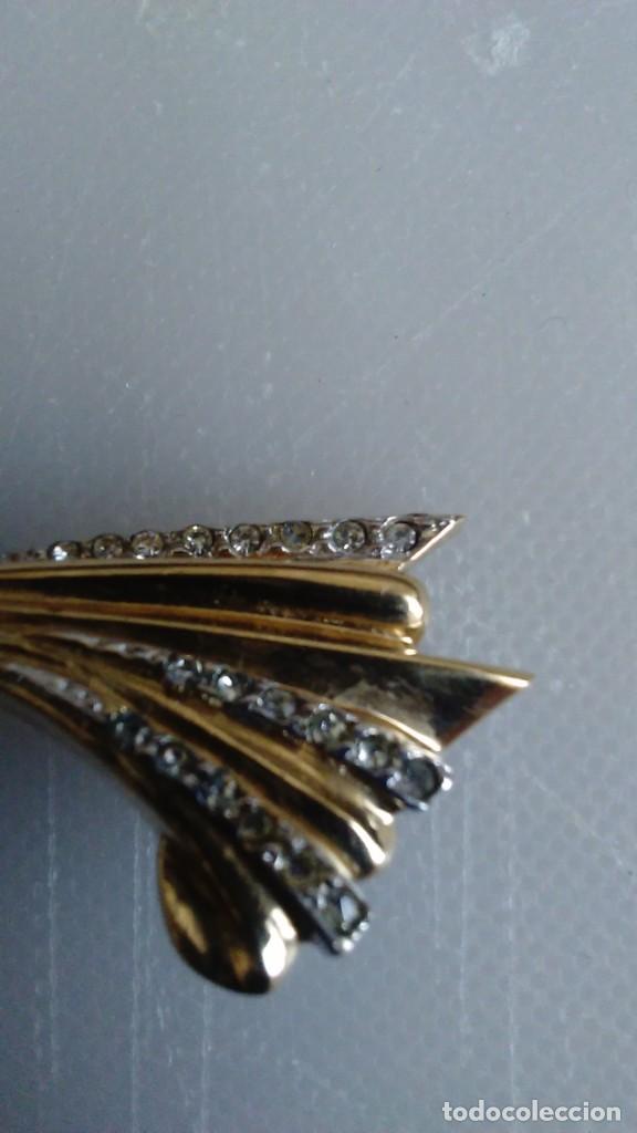 Joyeria: Broche de metal y circonitas en forma de lazo - Foto 7