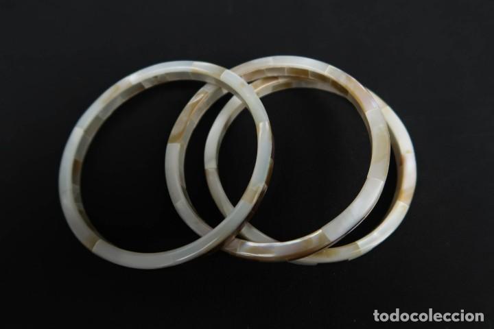Joyeria: Lote tres Brazaletes de Nacar - Foto 3