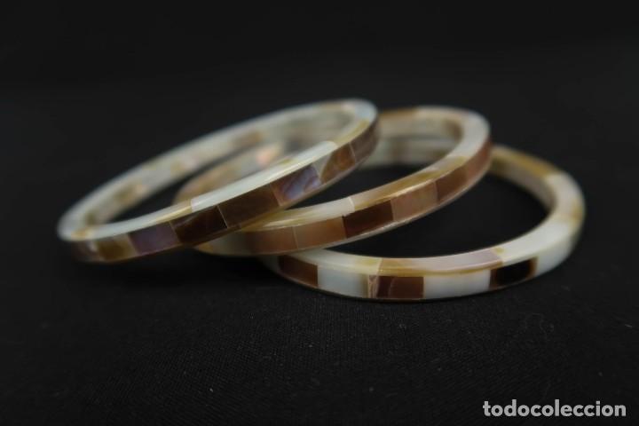 Joyeria: Lote tres Brazaletes de Nacar - Foto 4