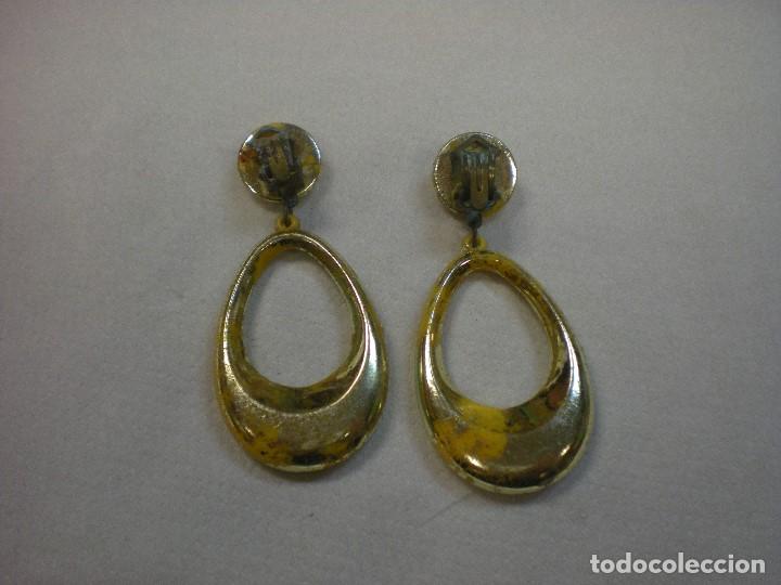 Joyeria: PENDIENTES A&Ntilde;OS 50. 7,5X3CM - Foto 2