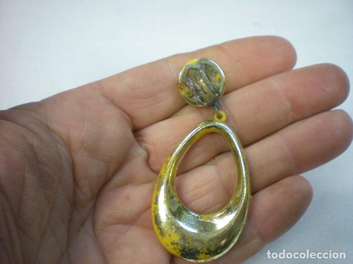 Joyeria: PENDIENTES A&Ntilde;OS 50. 7,5X3CM - Foto 3