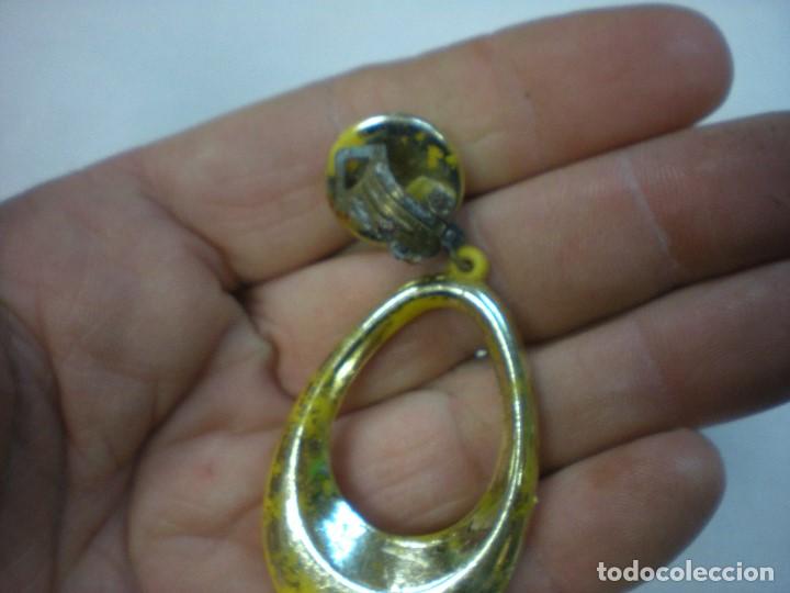 Joyeria: PENDIENTES A&Ntilde;OS 50. 7,5X3CM - Foto 4