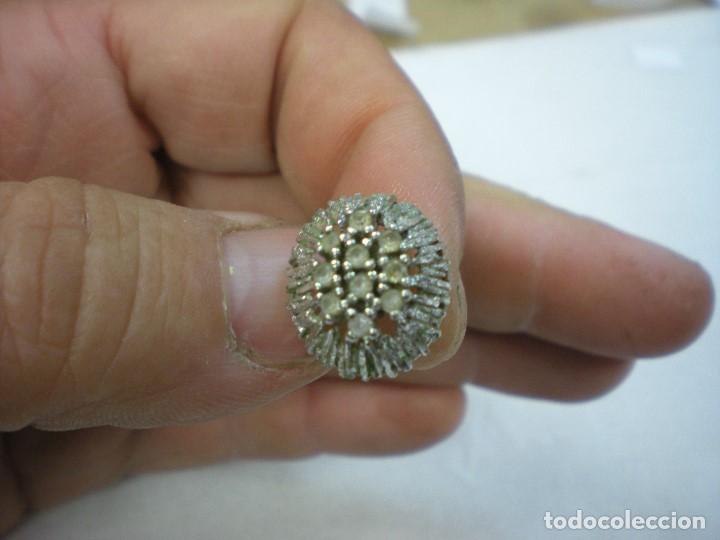 Joaillerie: 1 PENDIENTE  CON PEDRERIA 1,6X1,4CM