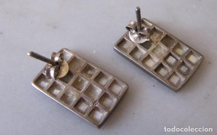 Joyeria: pendientes de plata y n&aacute;car - Foto 2