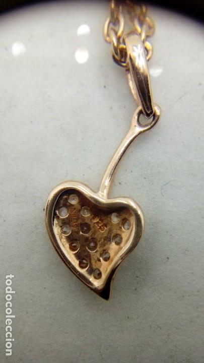 Joyeria: COLGANTE HOJA DE PLATA ROSA - Foto 2