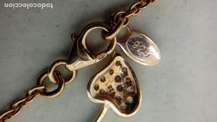 Joyeria: COLGANTE HOJA DE PLATA ROSA - Foto 3