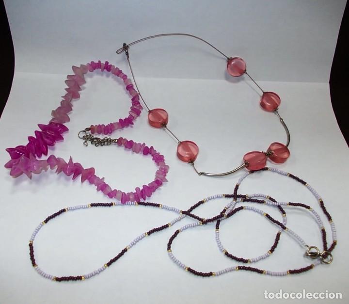 Joyeria: Lote de tres collares -gargantillas - Foto 3