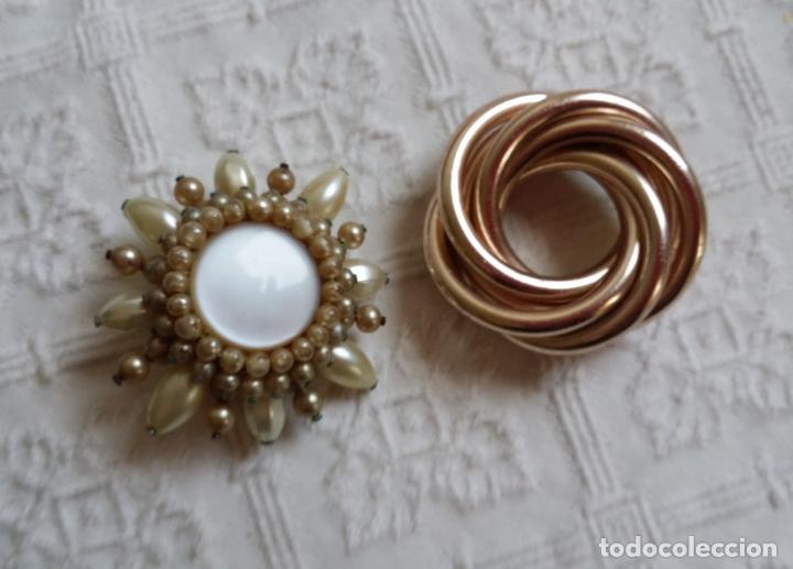 Joyeria: Lote de 2 broches vintage - Foto 2