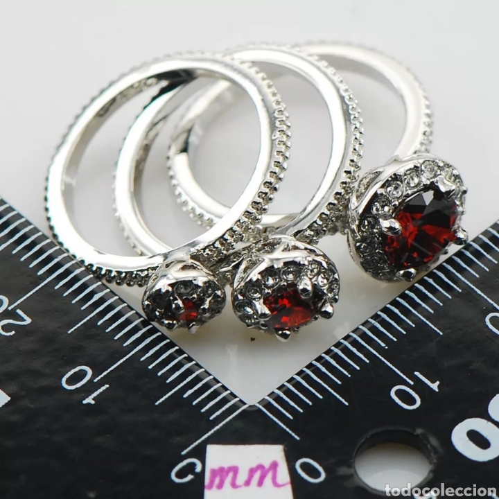Joyeria: Conjunto anillos Plata ENV&Iacute;O GRATIS!! - Foto 2