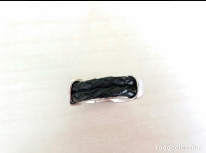 Joyeria: Anillo plata y cuero - Foto 3