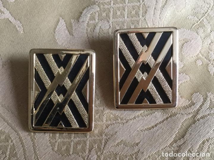 Joyeria: PENDIENTES METAL Y PASTA A&Ntilde;OS 80 - Foto 3