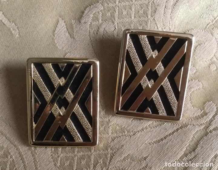 Joyeria: PENDIENTES METAL Y PASTA A&Ntilde;OS 80 - Foto 2