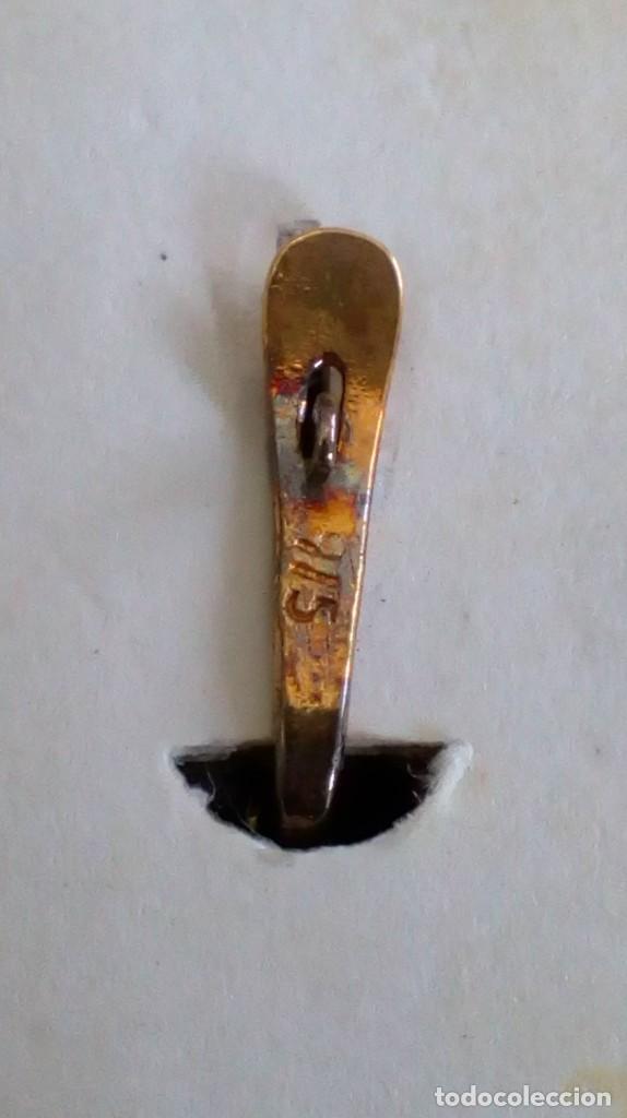 Joyeria: Par de pendientes de plata chapada - Foto 4