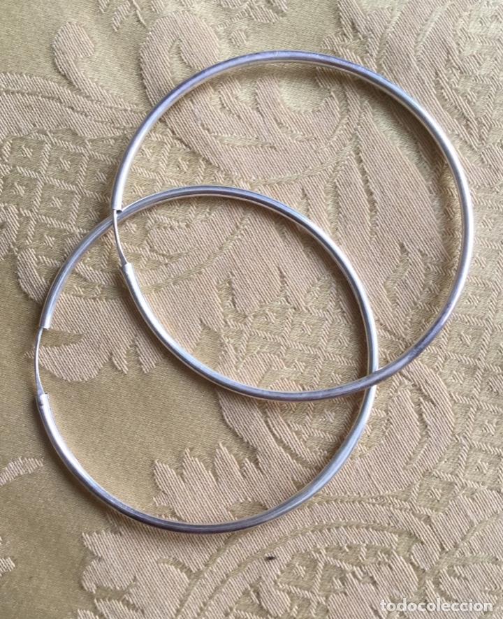 Joyeria: PENDIENTES ARO DE PLATA XL - Foto 1