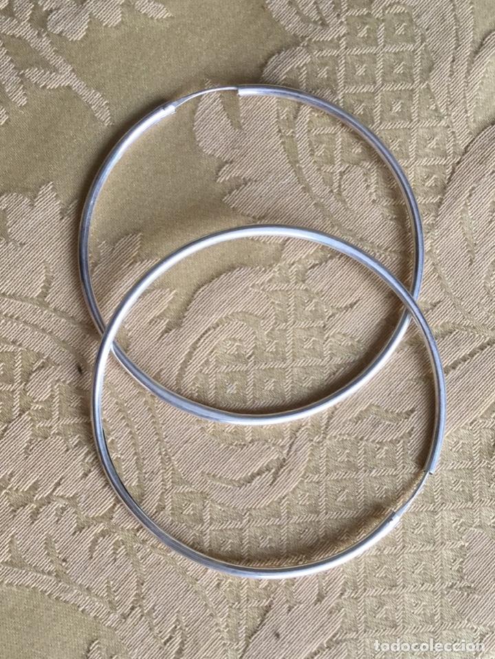 Joyeria: PENDIENTES ARO DE PLATA XL - Foto 2