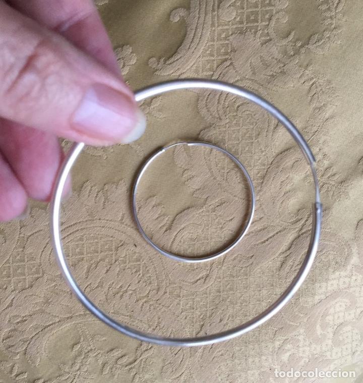 Joyeria: PENDIENTES ARO DE PLATA XL - Foto 3
