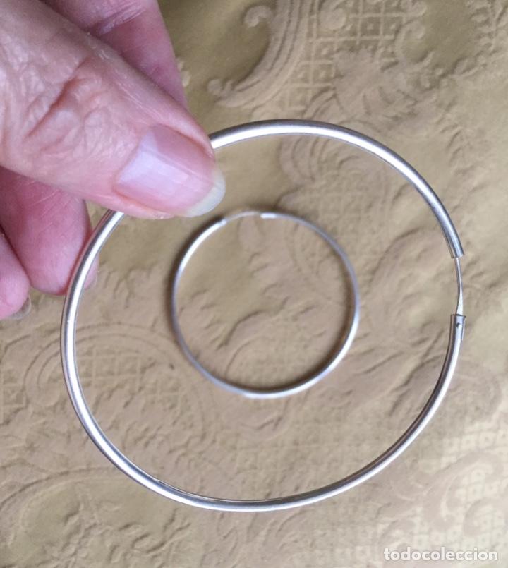Joyeria: PENDIENTES ARO DE PLATA XL - Foto 4