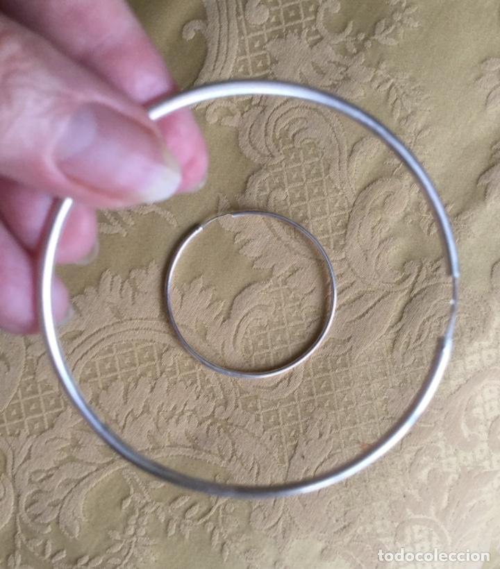 Joyeria: PENDIENTES ARO DE PLATA XL - Foto 5