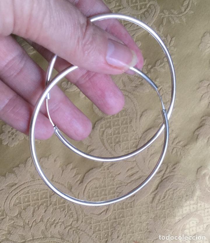 Joyeria: PENDIENTES ARO DE PLATA XL - Foto 6