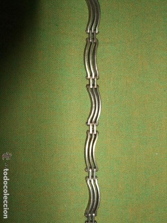 Joyeria: VINTAGE PULSERA DE PLATA . BRAZALETE. ONDAS - Foto 2