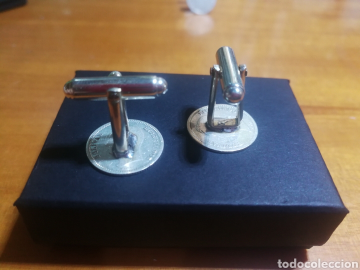 Joyeria: Gemelos plata monedas de plata venezolanas - Foto 3