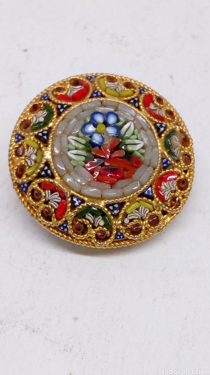 Joyeria: Broche bisuter&iacute;a y esmalte /B76 - Foto 1