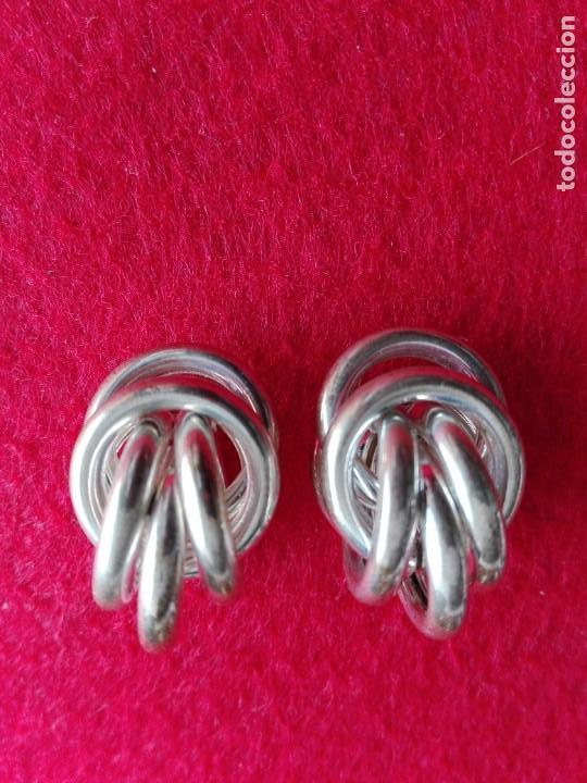 Joyeria: Pendientes vintage plateado - Foto 1