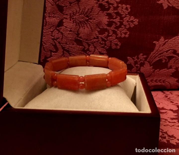 Joyeria: PULSERA TALLADA EN JADE NATURAL - 21 GRAMOS. - Foto 1