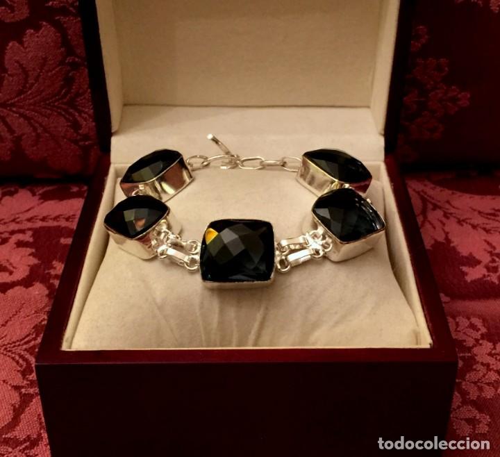 Joyeria: PULSERA CON IOL&Iacute;TAS TALLADAS - 40 GRAMOS. - Foto 1