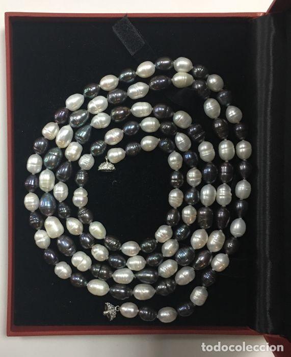 Joyeria: Collar de Perlas Tahitianas con gran brillo. - Foto 4