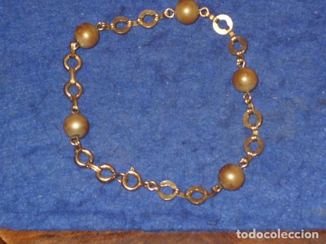Joyeria: PULSERA CHAPADA CON PERLAS.CON CONTRASTE. - Foto 2