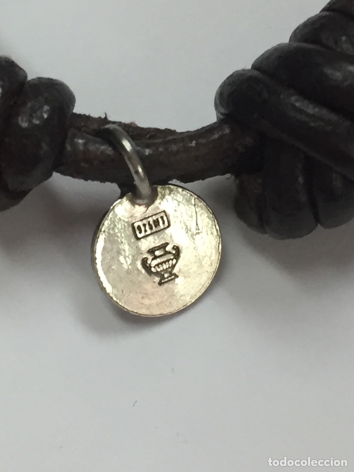 Joyeria: Pulsera piel, perla y plata de firma - Foto 4